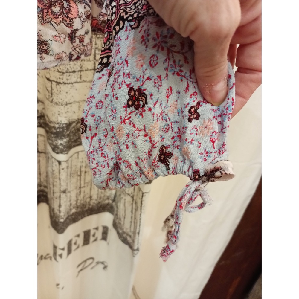 Daytrip Womens Long Sleeve Floral‎ Print Blouse Size L - Picture 6 of 10